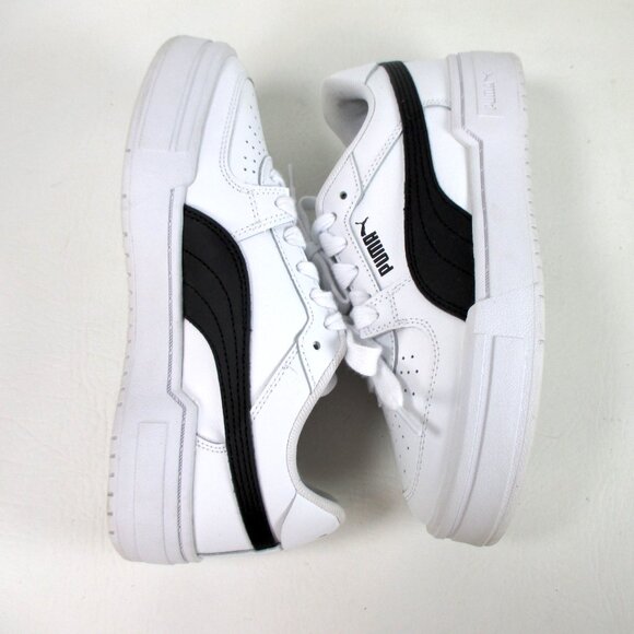 NEW PUMA Big Kids CA Pro Classic Sneaker 4.5 White Leather with Black NIB - Picture 14 of 16